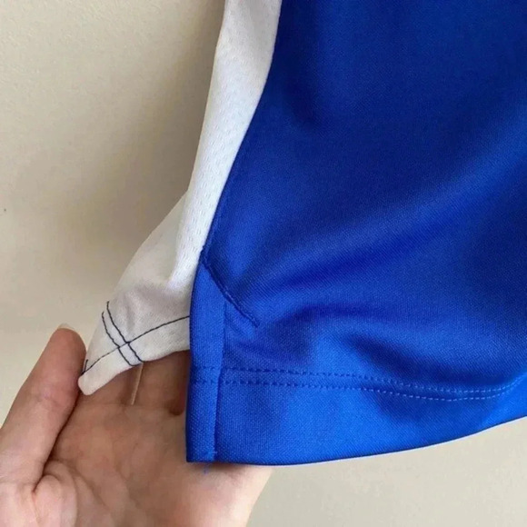 Nike Dri-Fit Blue and White Alabama Crimson Tide Polo Shirt, Women’s Medium - Picture 11 of 15